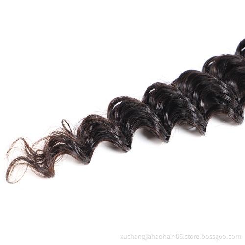 50% OFF Woman's romance Wholesale Cheap 100% Unprocessed Natural Cuticle Aligned Raw Remy Indian Deep Wave Hair Bundle In Indian